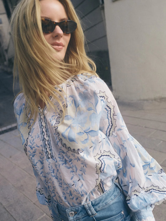 Mos Mosh - pusero - sininen/kuvio