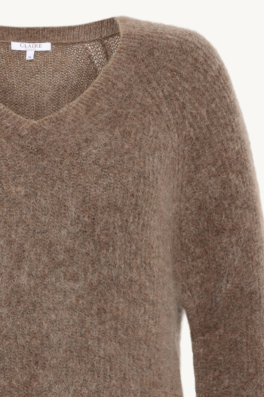 Claire Woman - neule - ruskea