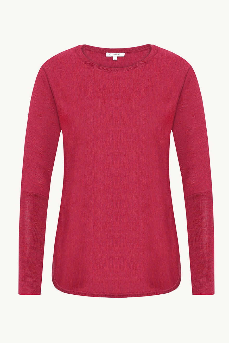 Claire Woman - neulepusero - fuksia