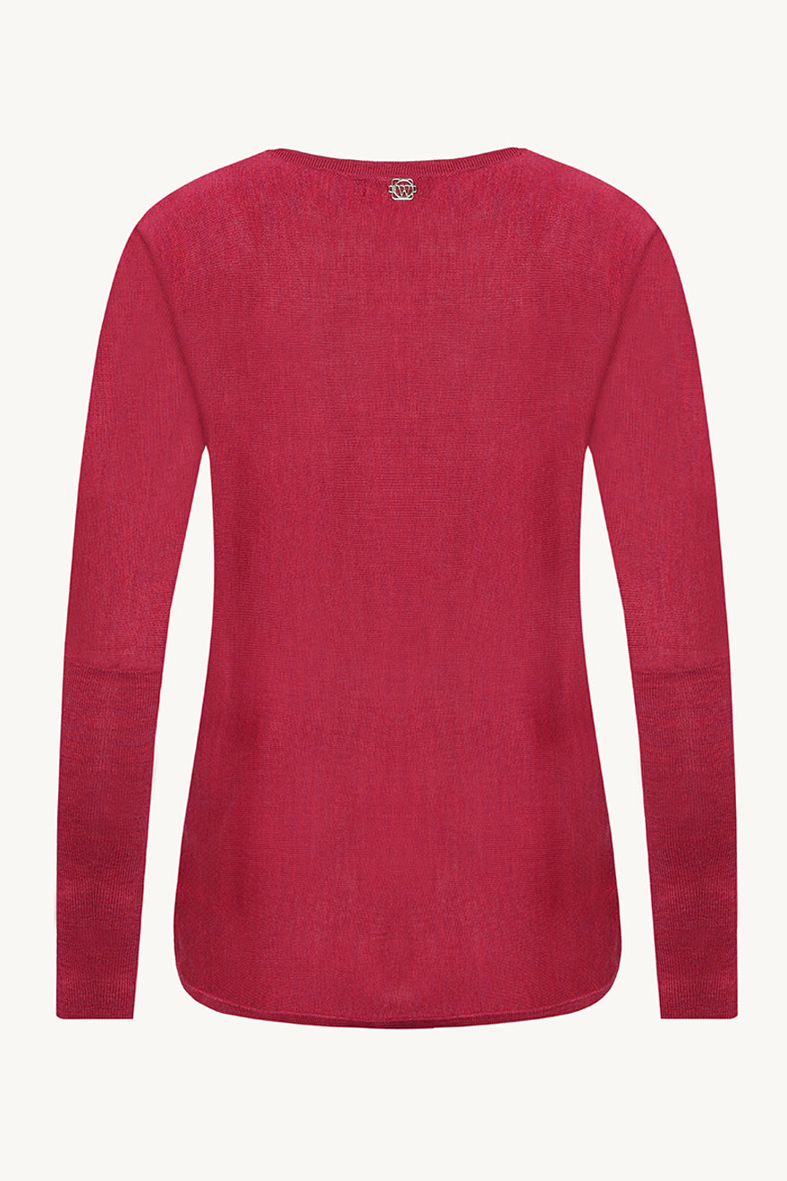 Claire Woman - neulepusero - fuksia