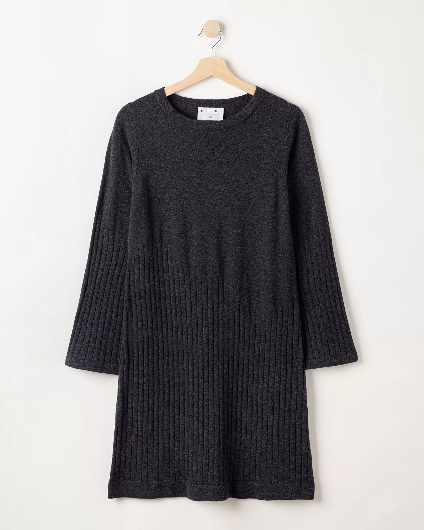 Holebrook - neulemekko - tummanharmaa