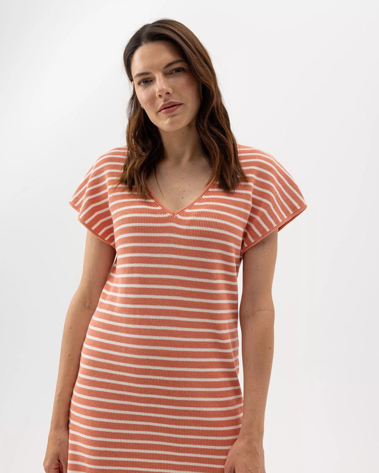 Holebrook - mekko - roosa/valkoinen raita