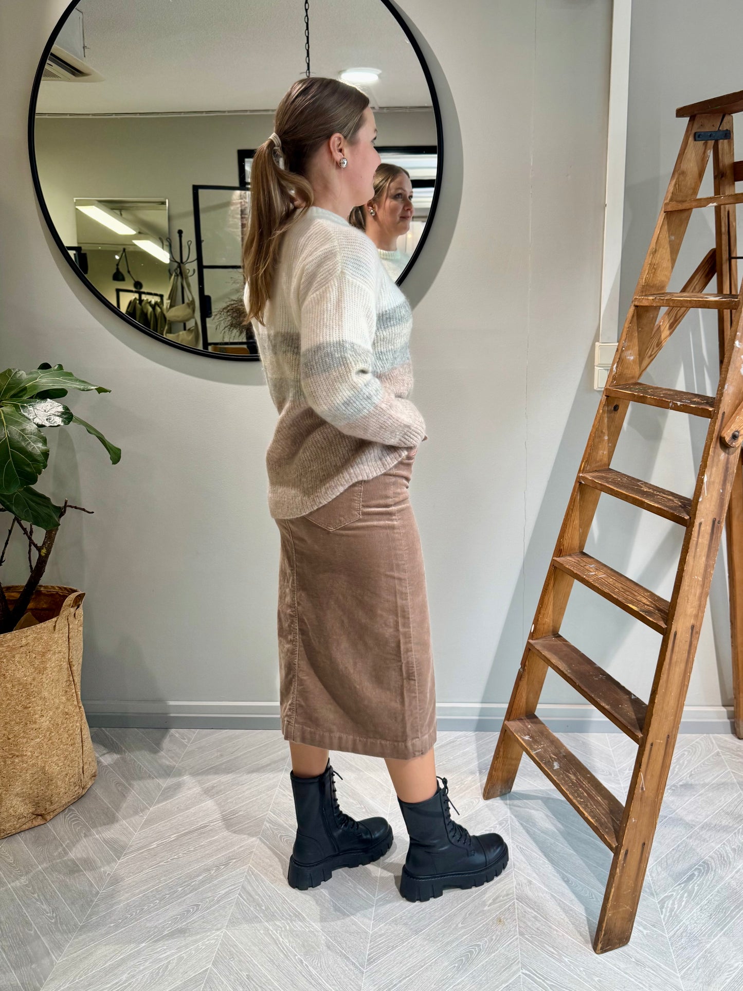 Claire Woman - neule - vaalea/ raita