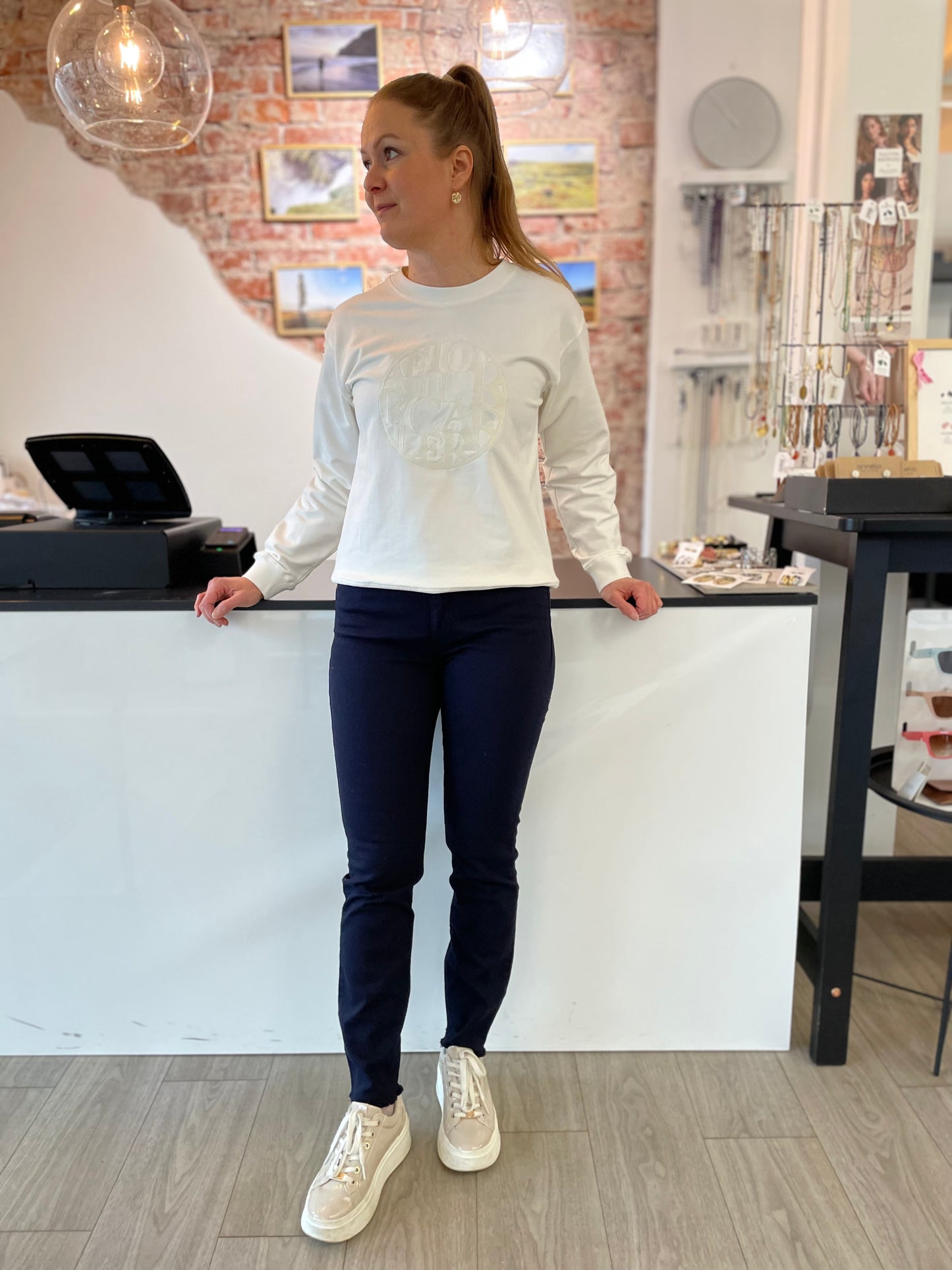 Claire Woman - housut - tummansininen