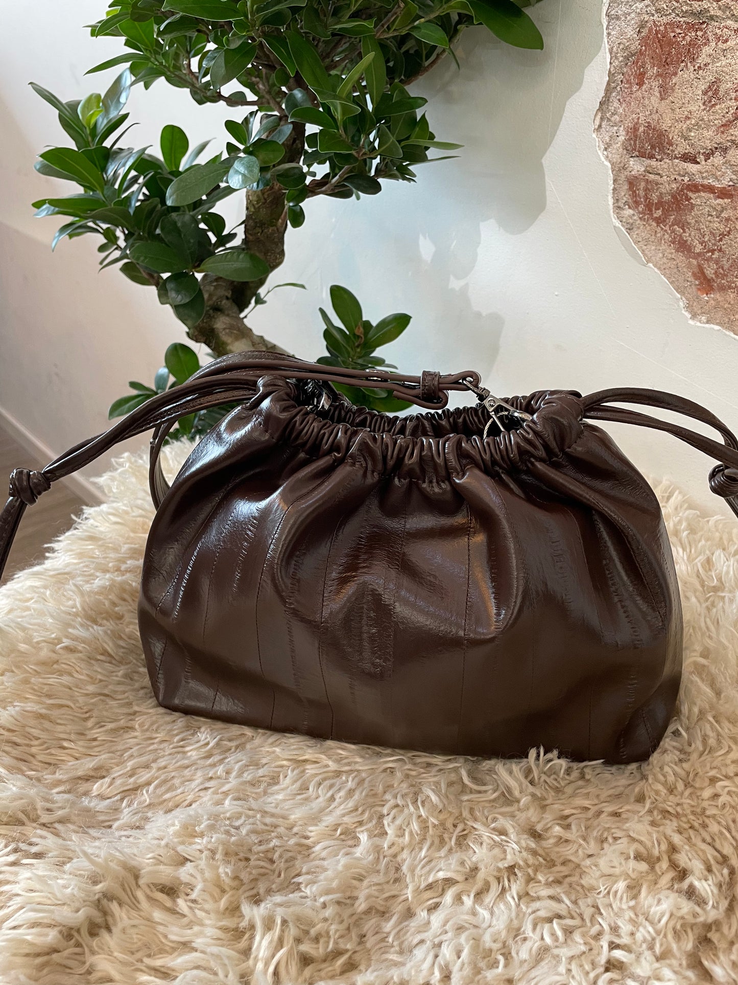 Hvisk - laukku - ruskea