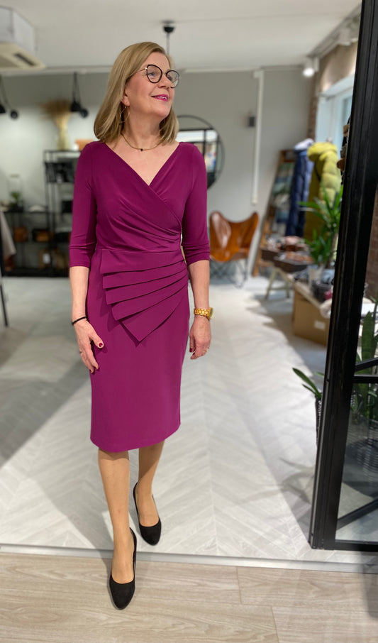 Joseph Ribkoff - mekko - fuksia