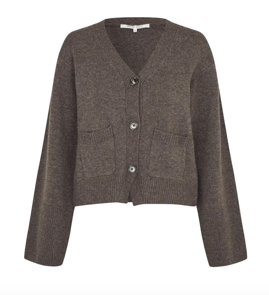 Second Female - neuletakki - ruskea