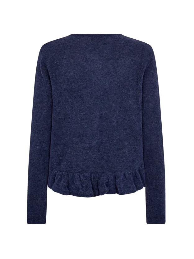 Mos Mosh - neuletakki - tummansininen