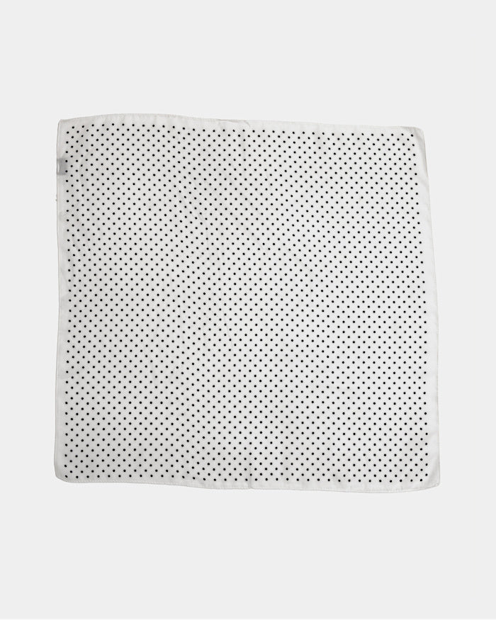 BOW19 - huivi - valkoinen/pilkullinen
