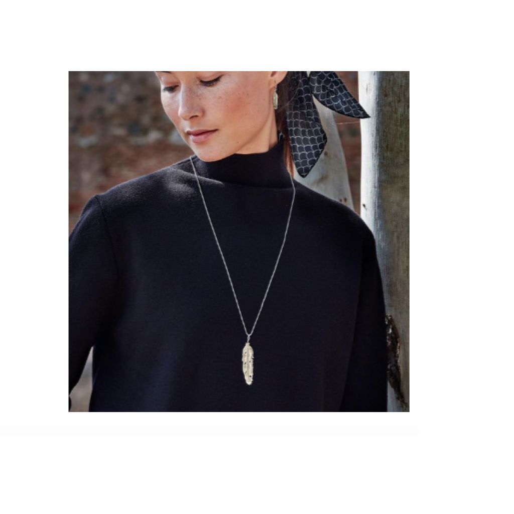 Edblad - kaulakoru - Feather Long Steel