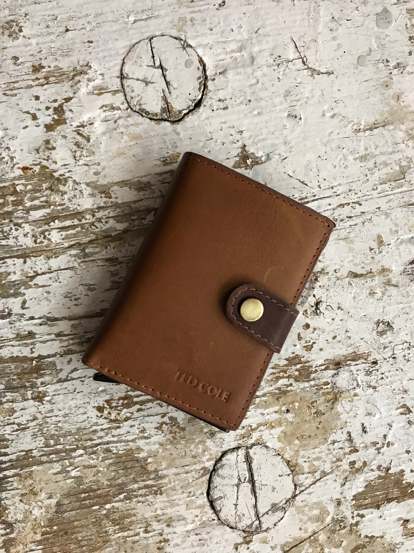 Ted Cole - korttikukkaro - ruskea