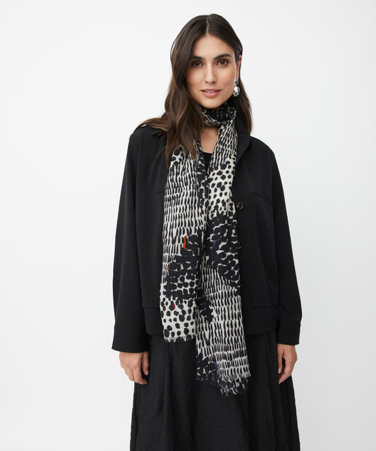 Masai - huivi - musta/vaalea