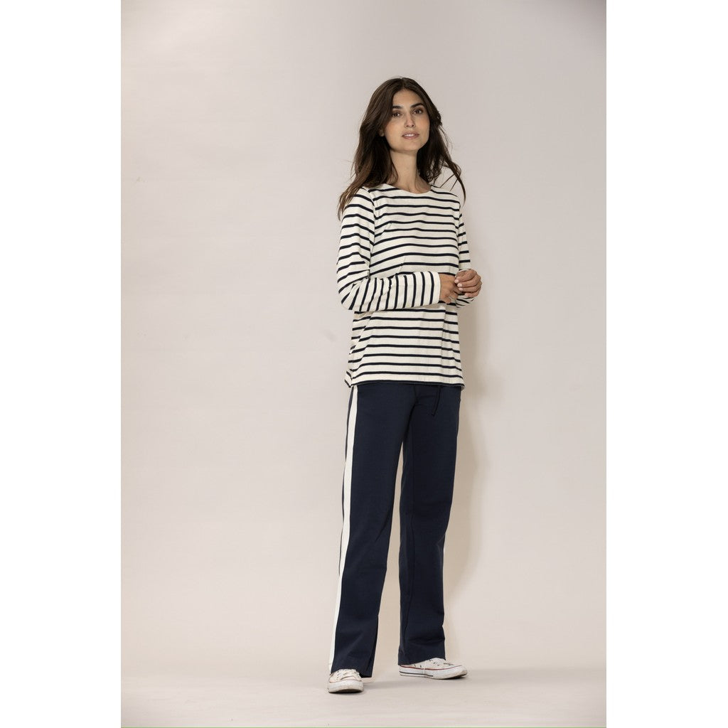 Blue Sportswear - pusero - tummansininen/raita