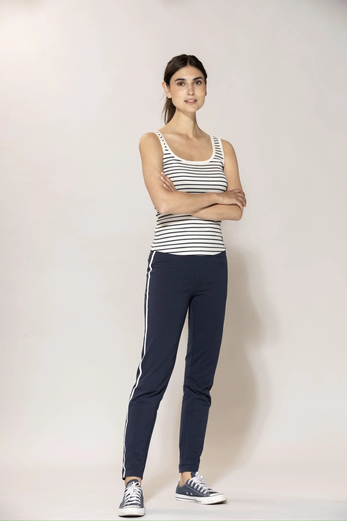 Blue Sportswear - toppi - tummansininen/raidallinen