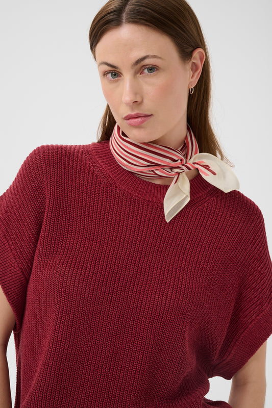 Part Two - huivi - punainen/raita