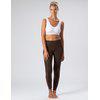 Trofe - thermal leggings - tummanruskea