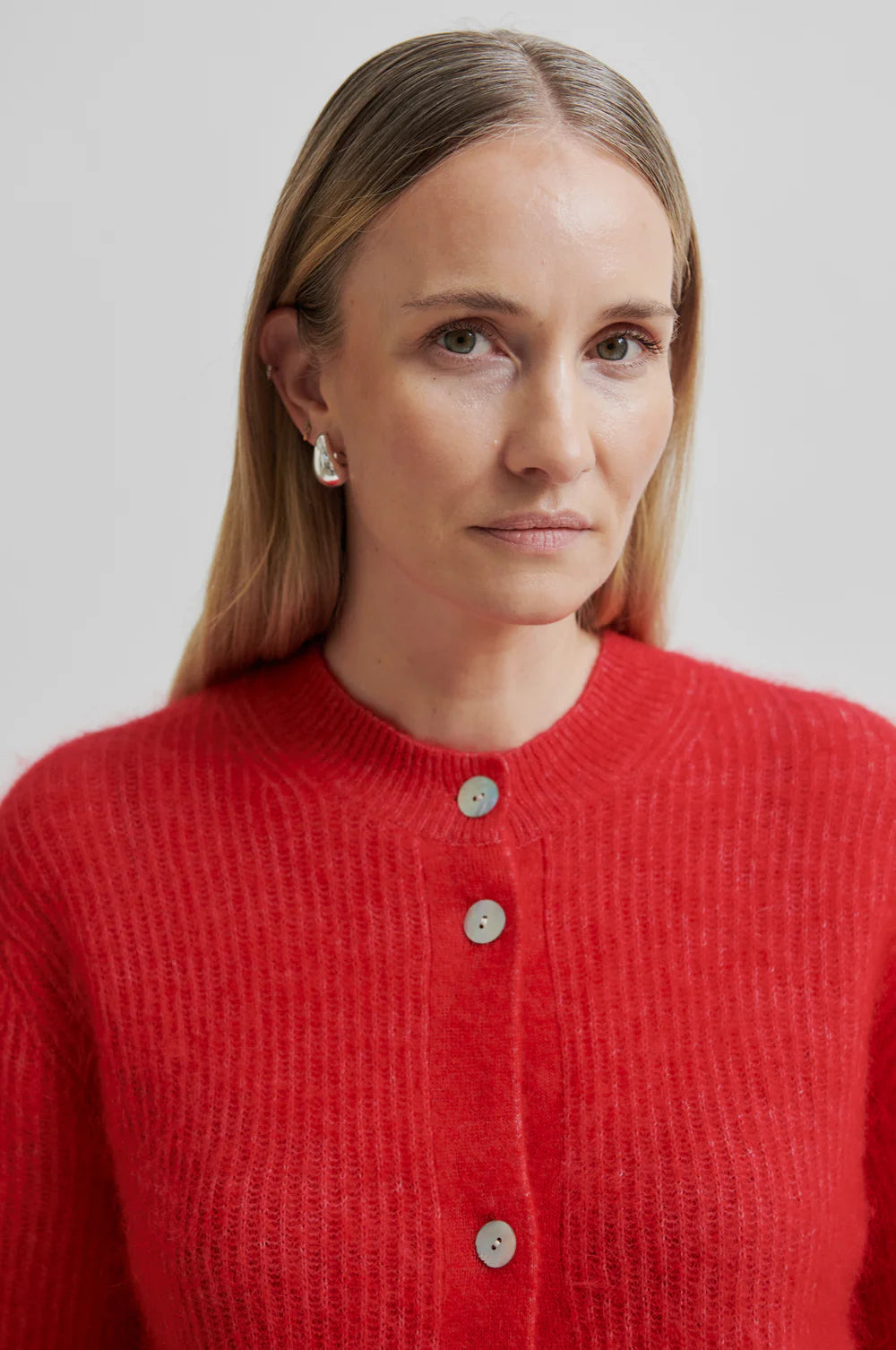 Second Female - neuletakki - punainen