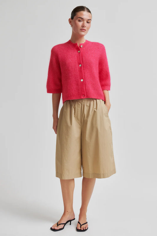 Second Female - neuletakki - vadelma