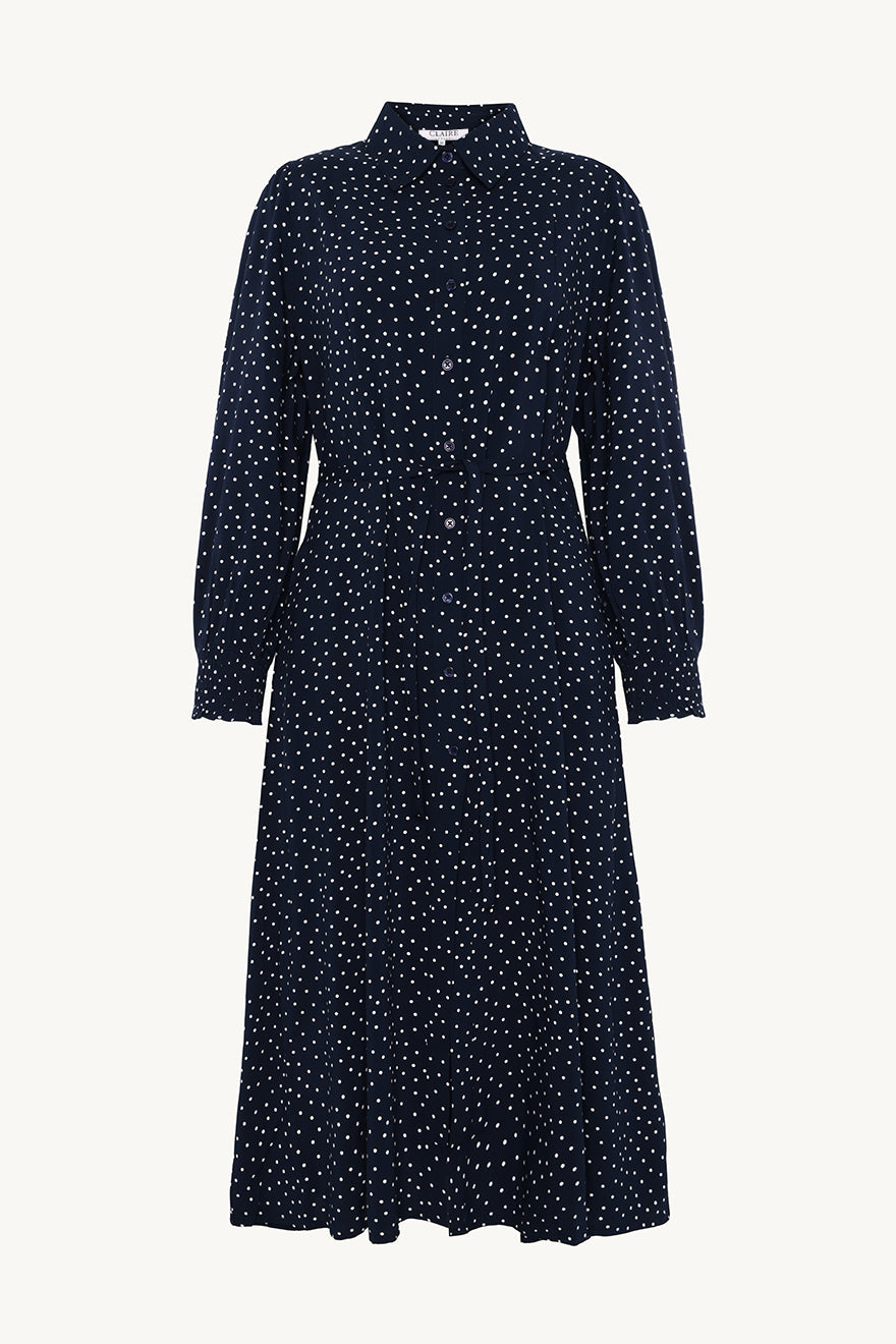Claire Woman - mekko - tummansininen/pilkku