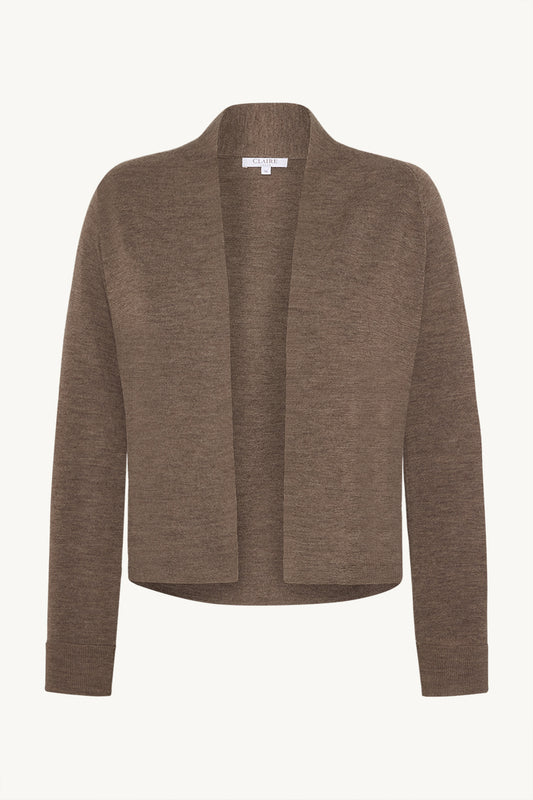 Claire Woman - neuletakki - kaakao