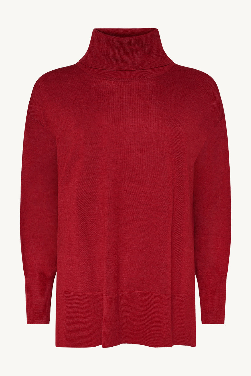 Claire Woman - neulepoolo - punainen