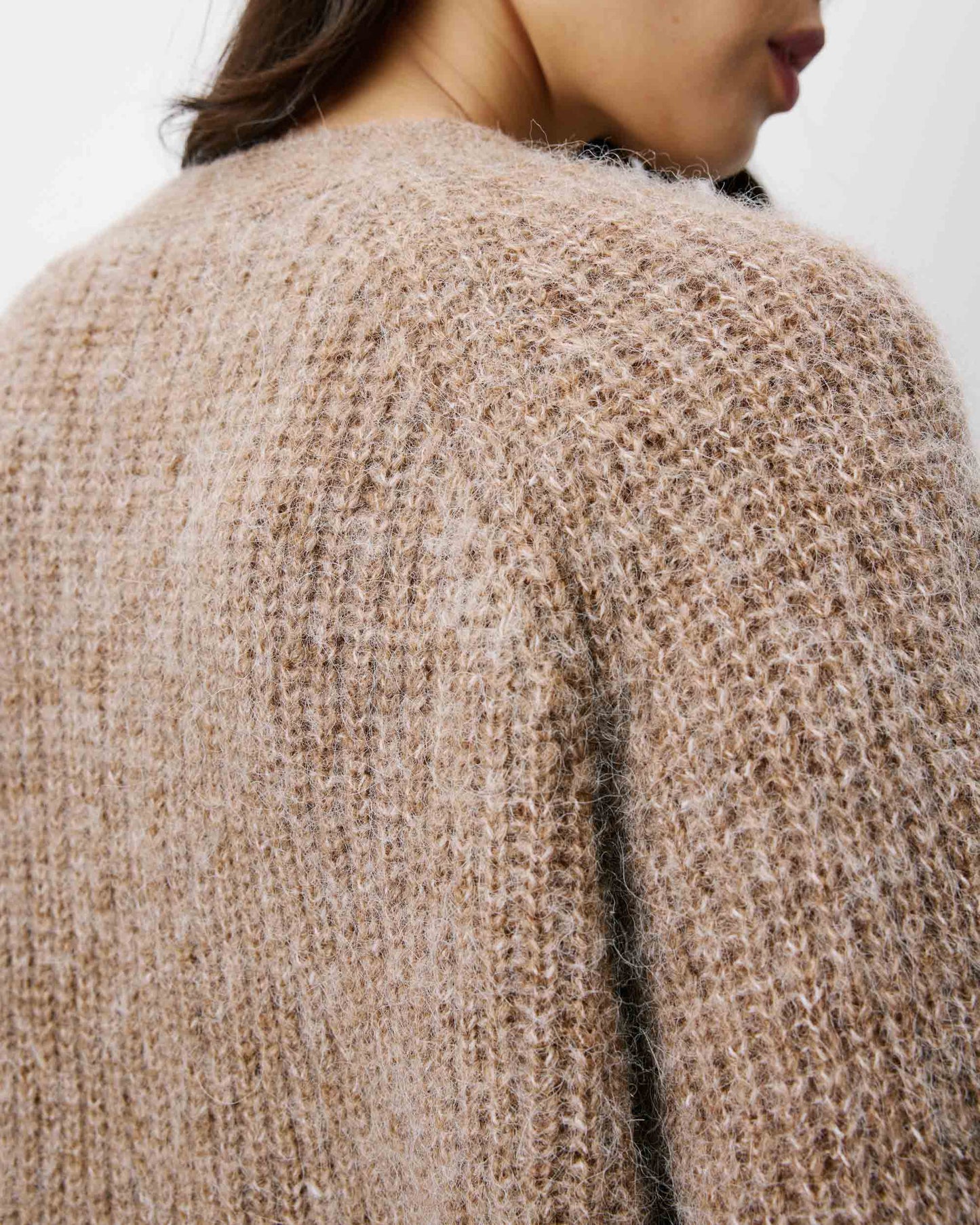 Grace & Mila - neuletakki - ruskea