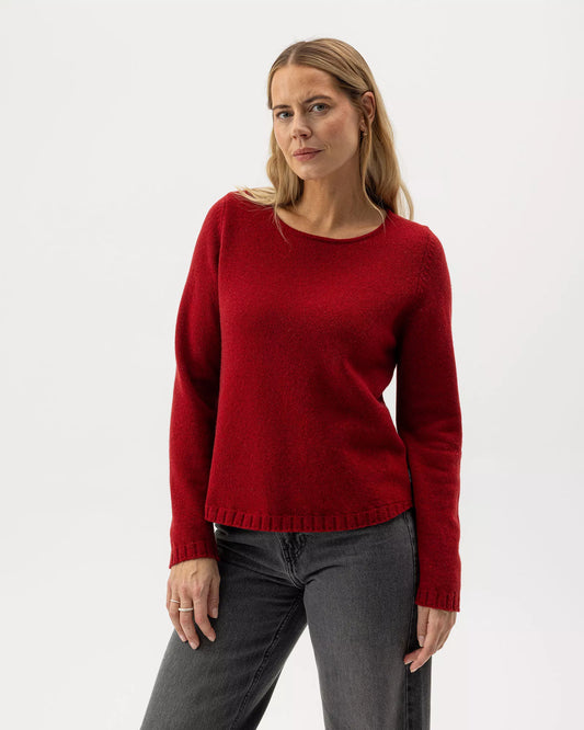 Holebrook - neule - rubiininpunainen