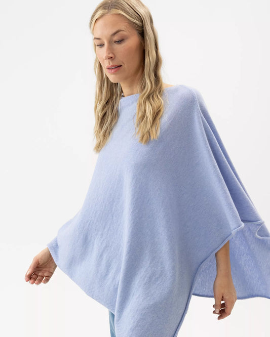 Holebrook - poncho - vaaleansininen