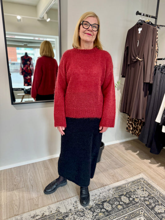 Holebrook - neule - rubiininpunainen