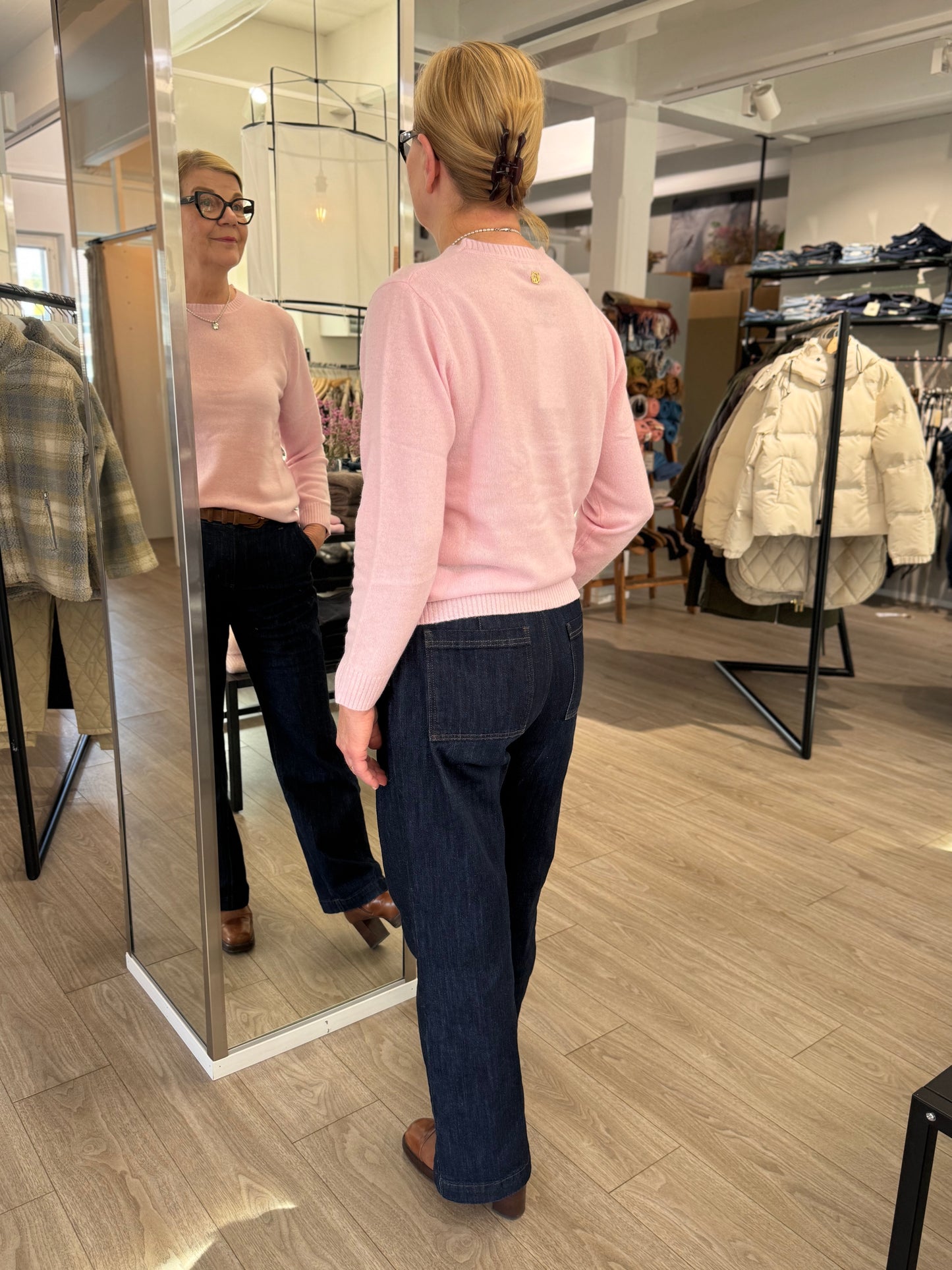 Claire Woman - neulepusero - vaaleanpunainen