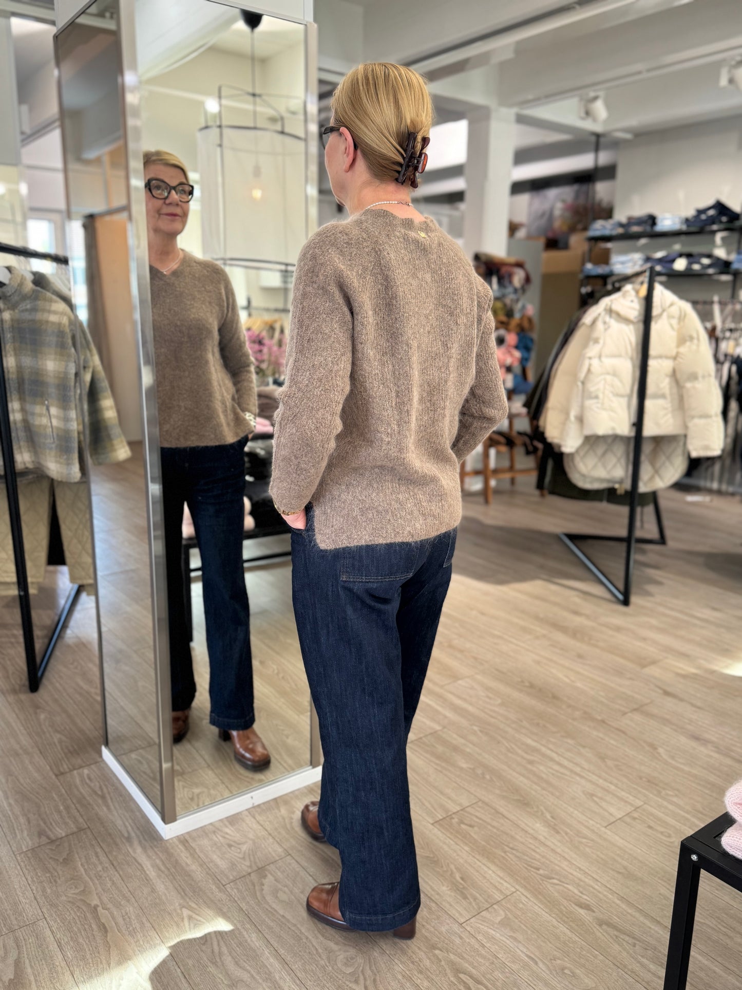 Claire Woman - neule - ruskea