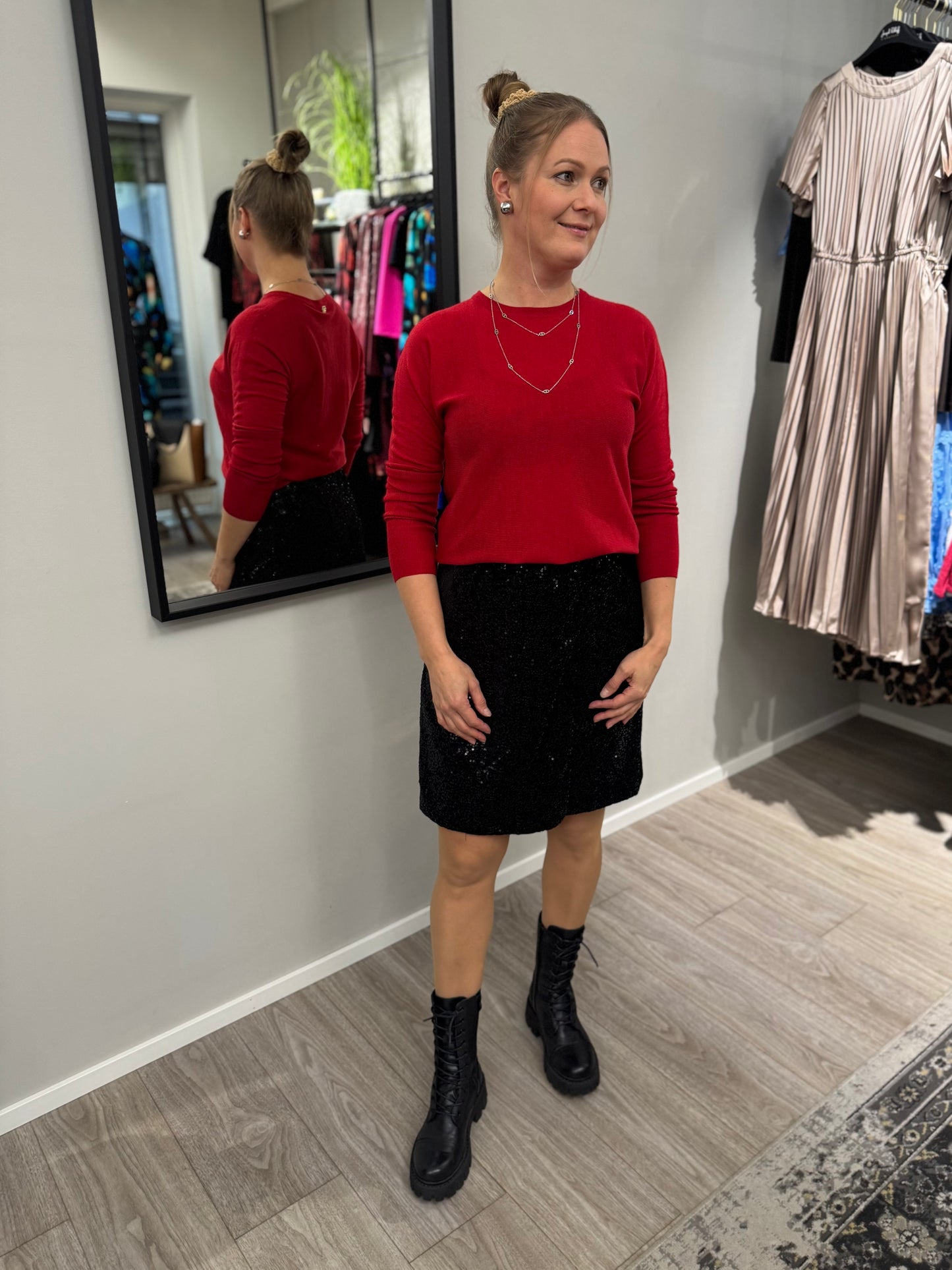 Claire Woman - neule - punainen