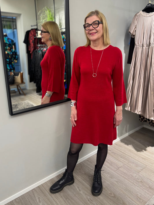 Claire Woman - neulemekko - punainen