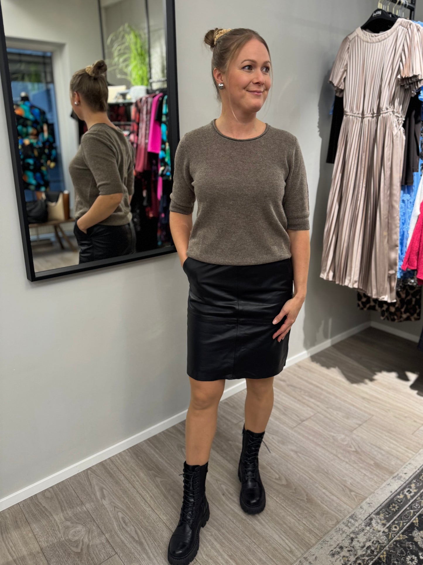 Claire Woman - neule - ruskea