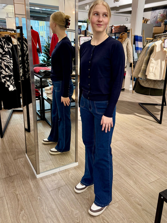 Claire Woman - neuletakki - tummansininen