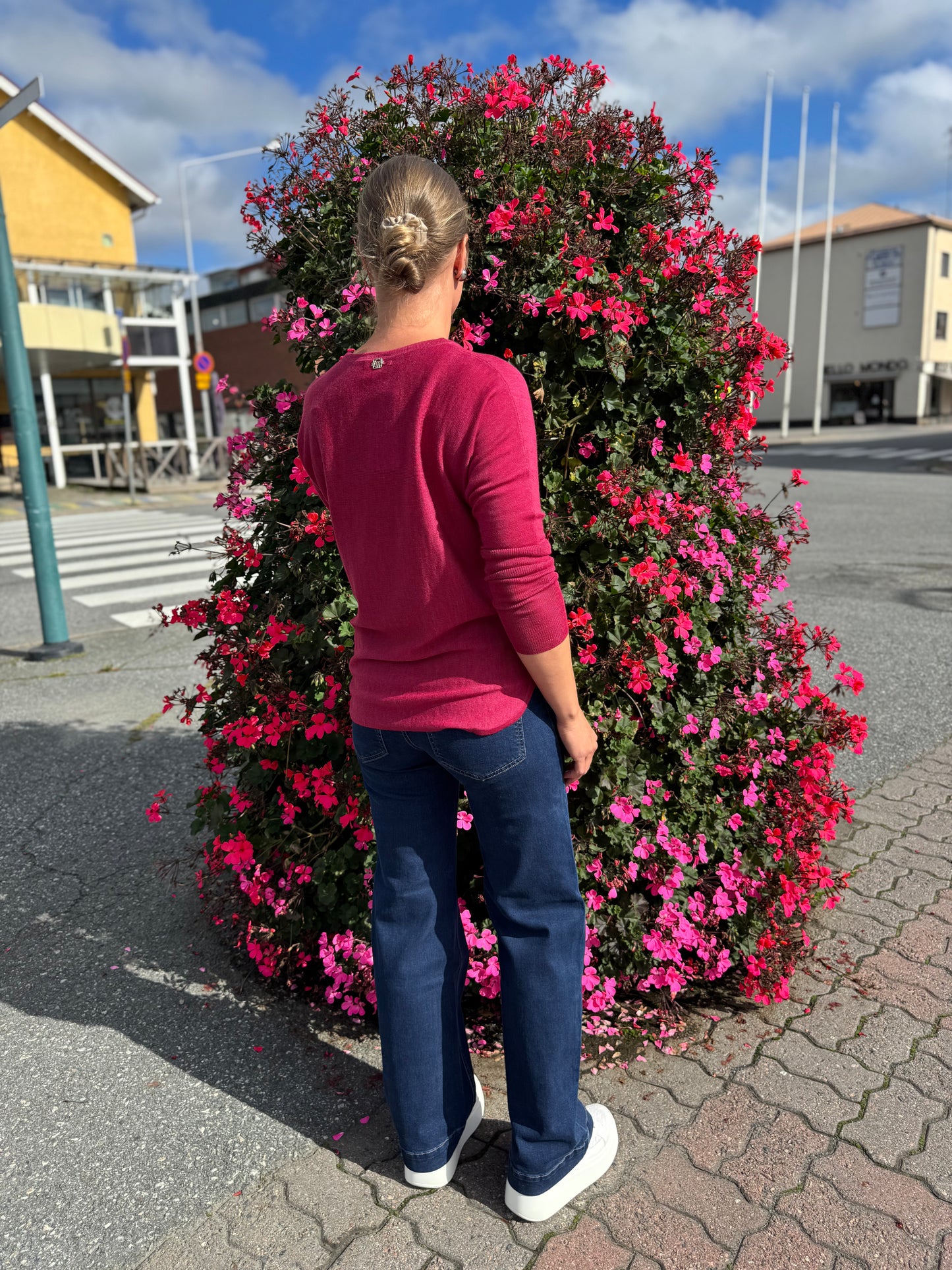 Claire Woman - neulepusero - fuksia