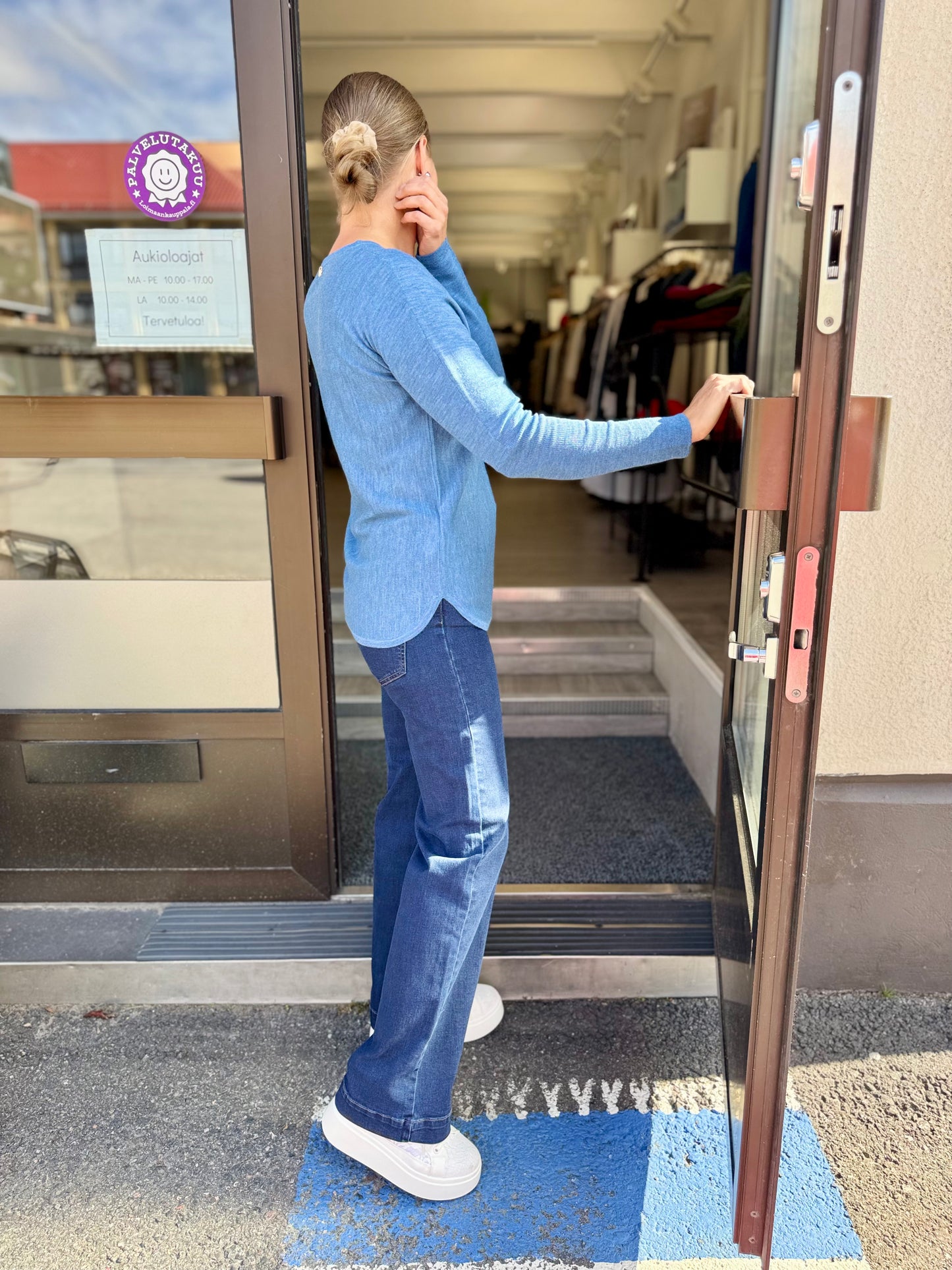 Claire Woman - neulepusero - sininen