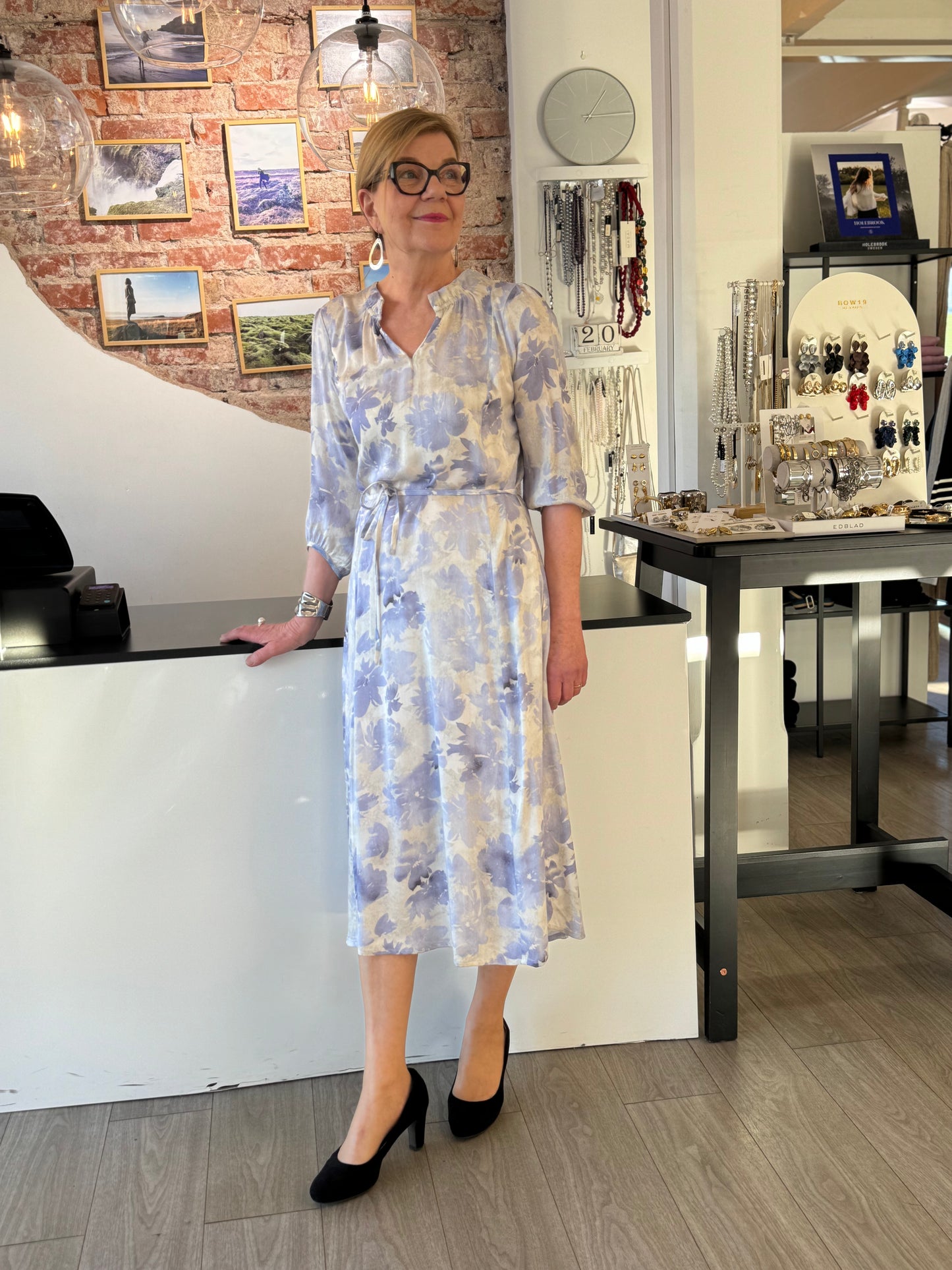 Claire Woman - mekko - sininen/printti