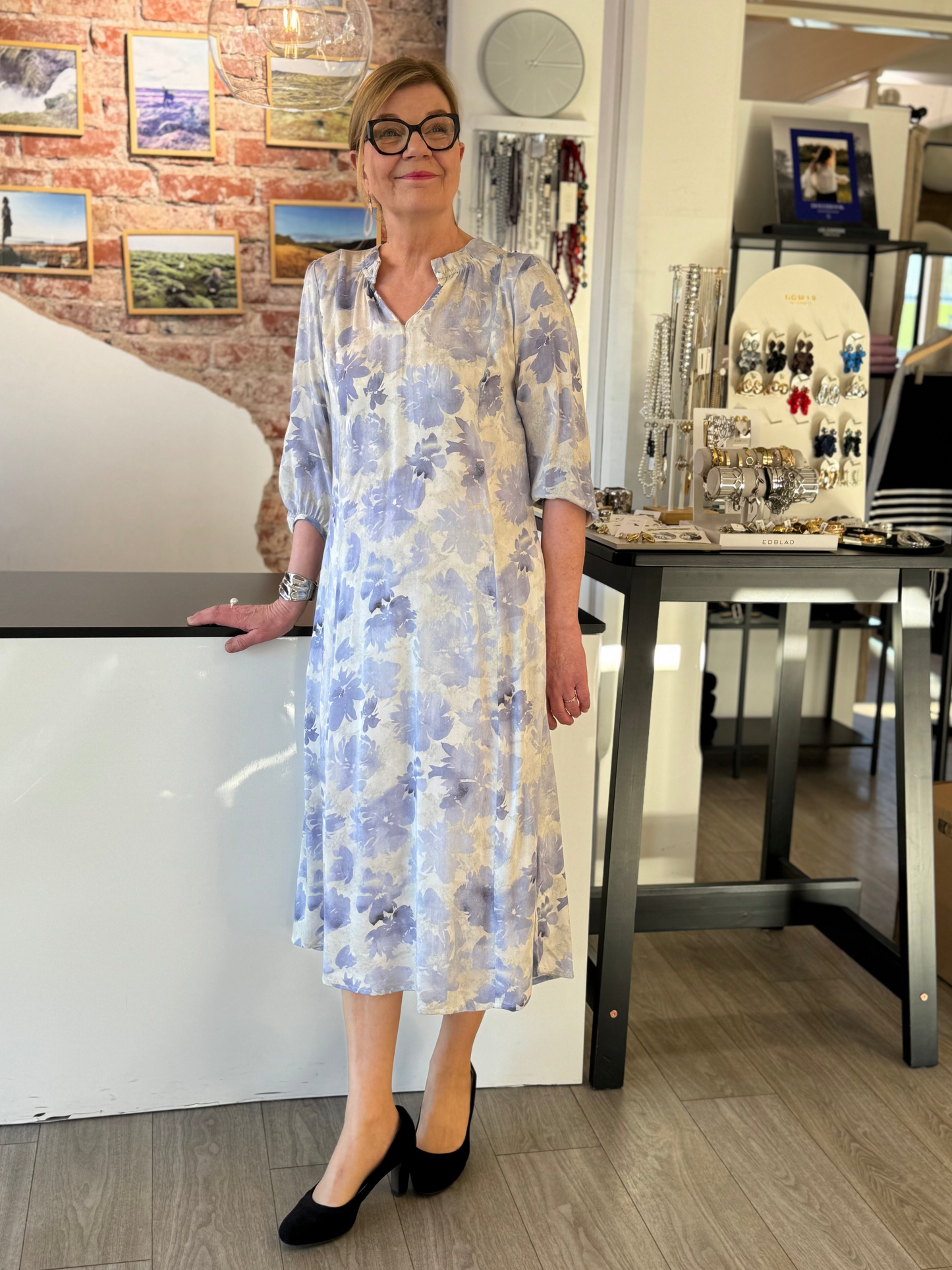 Claire Woman - mekko - sininen/printti