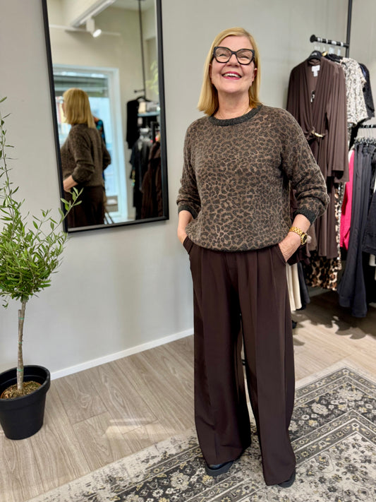 Grace & Mila - neulepusero - leopardi