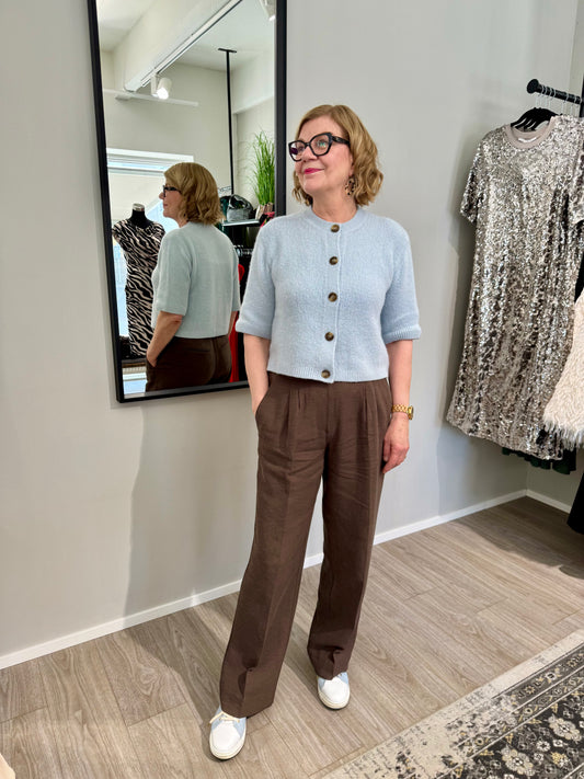 Second Female - neuletakki - vaaleansininen