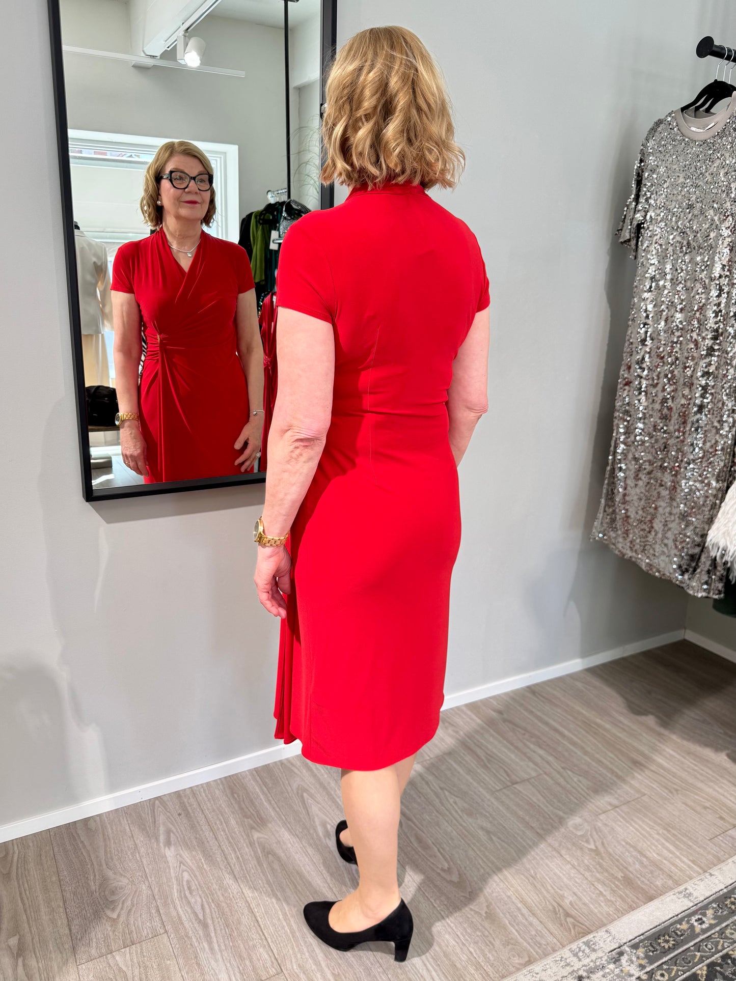 Joseph Ribkoff - mekko - punainen