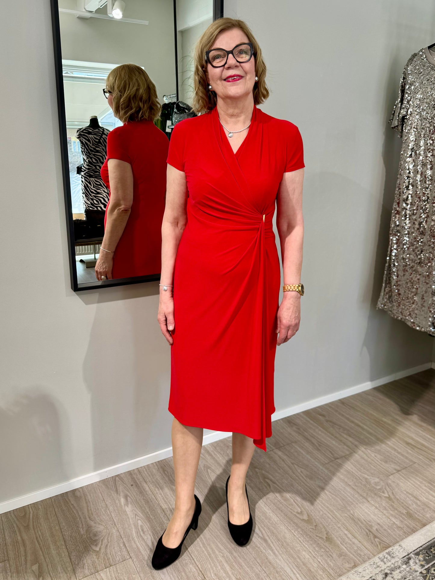 Joseph Ribkoff - mekko - punainen