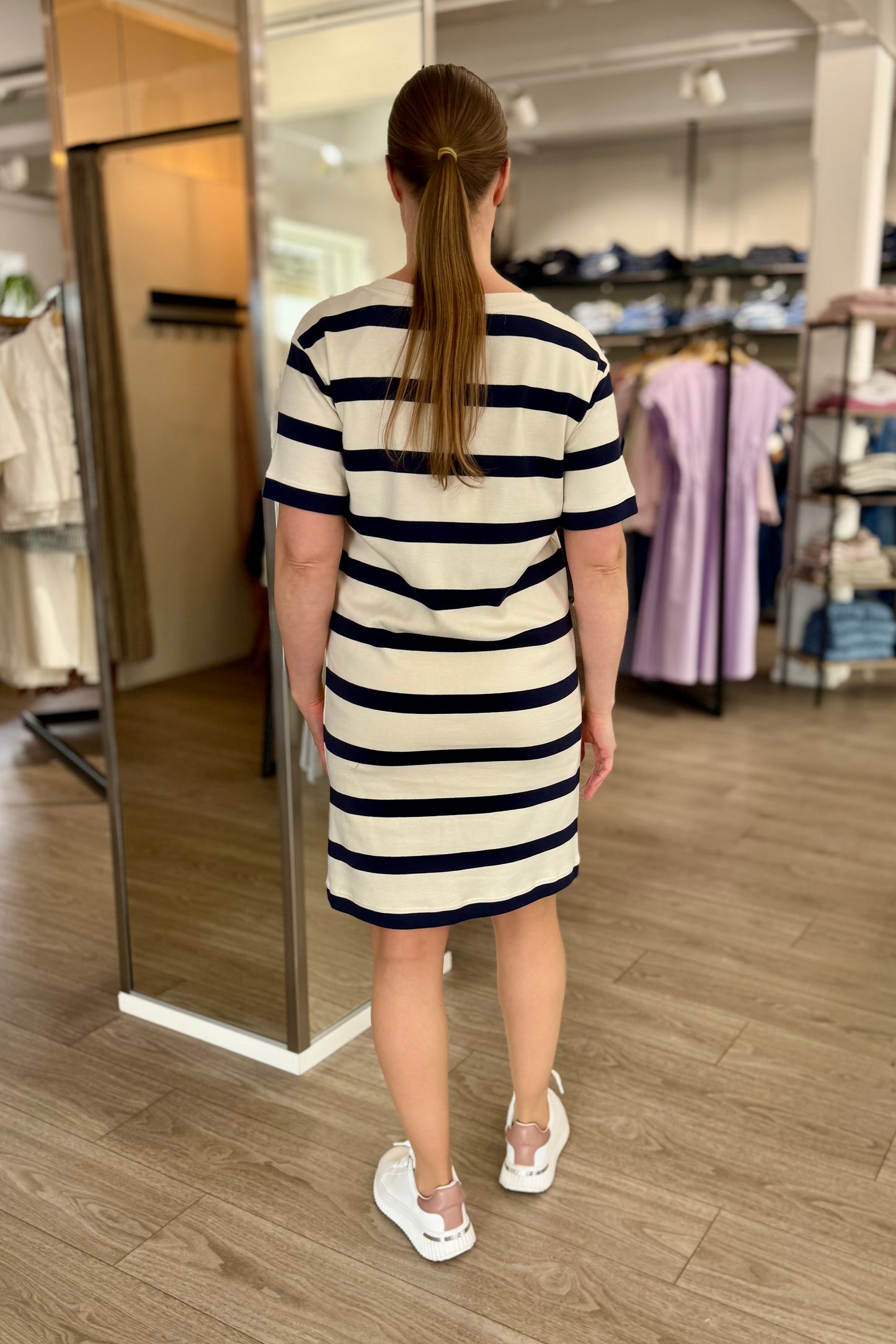 Blue Sportswear - mekko - tummansininen/raita