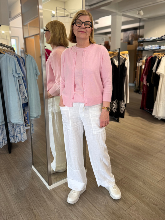 Culture - neuletakki - vaaleanpunainen