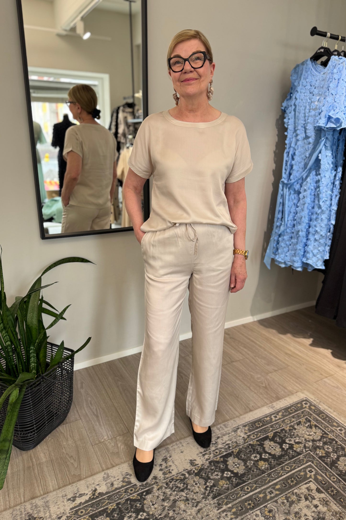 Claire Woman - housut - hiekka