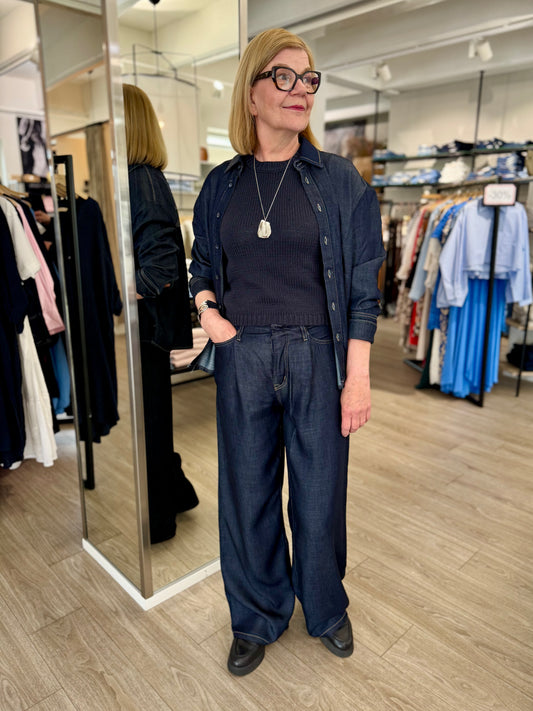 Mac - farkkupaita - tummansininen