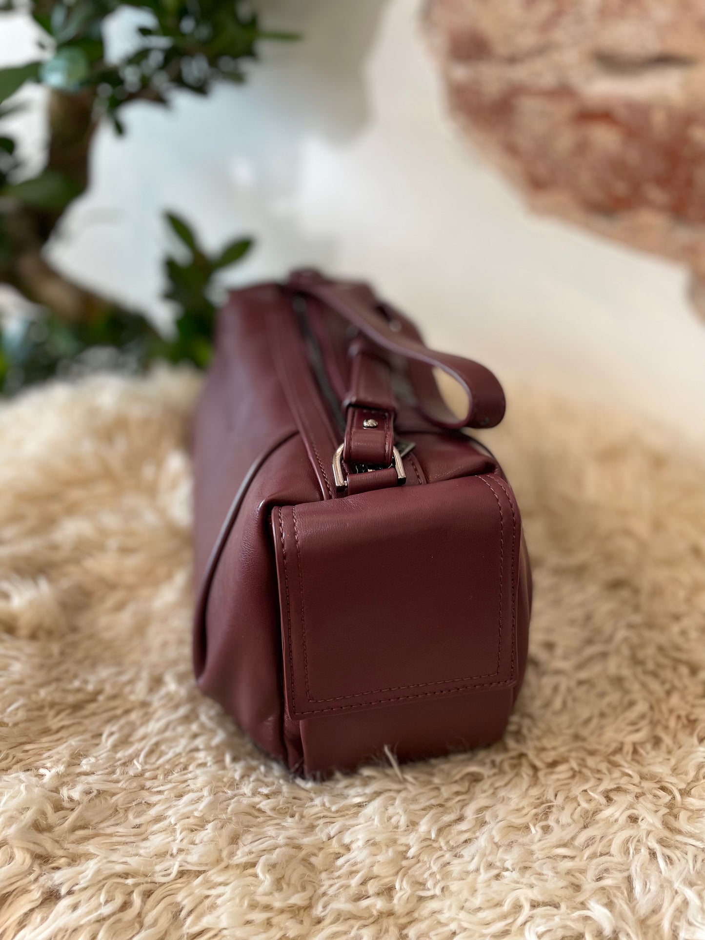 Hvisk - laukku - viininpunainen