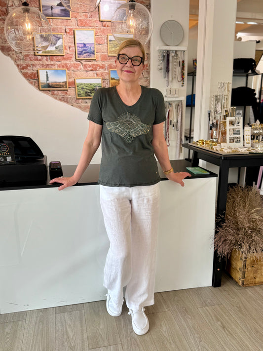 Mos Mosh - t-paita - tummanvihreä