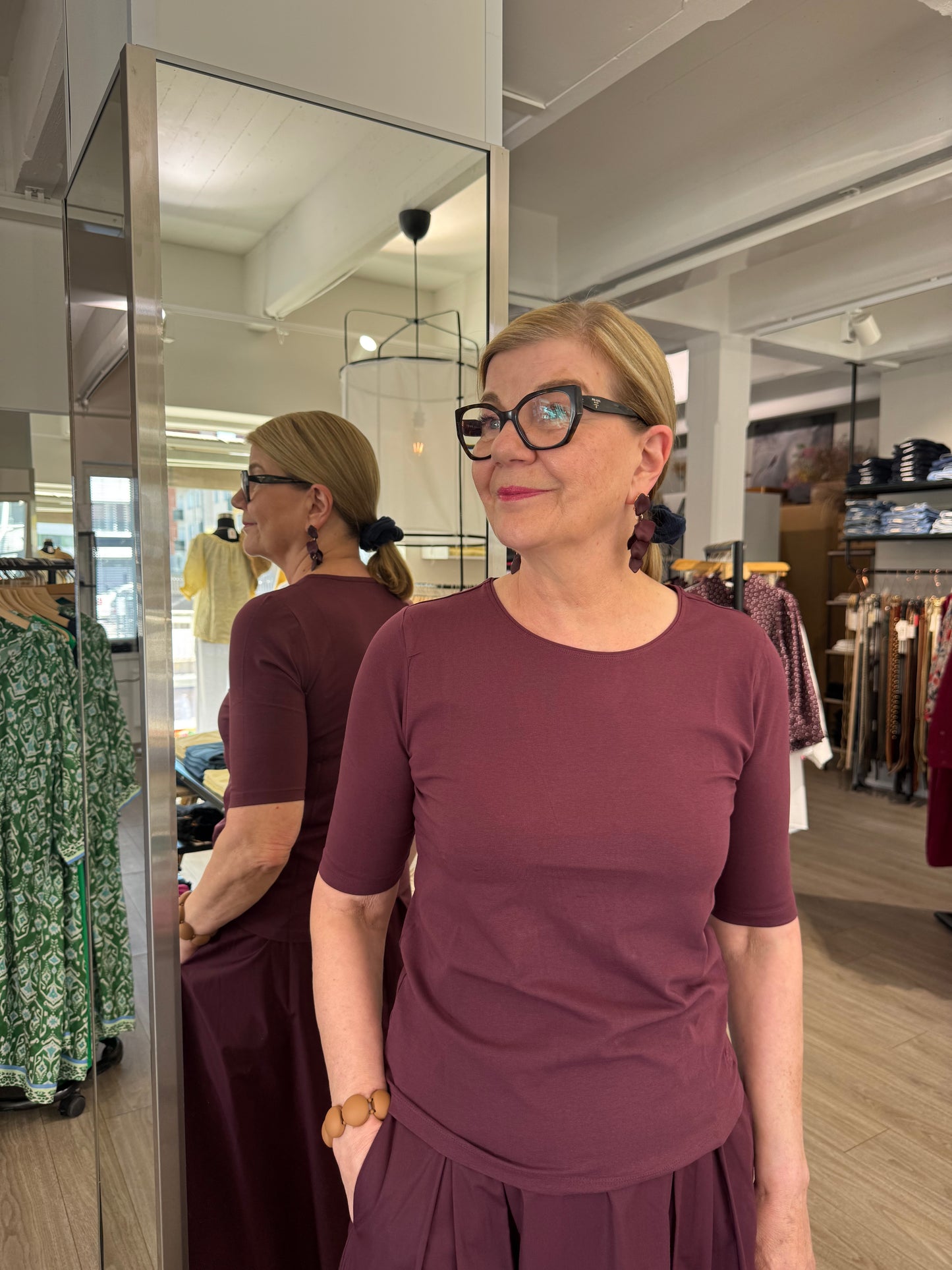 Claire Woman - t-paita - luumu